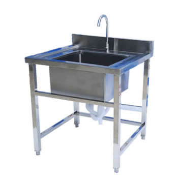 Bàn chậu rửa inox 1 hố BNQ