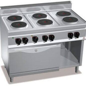 Bếp âu 6 có lò nướng Berto’s E7P6+FE1