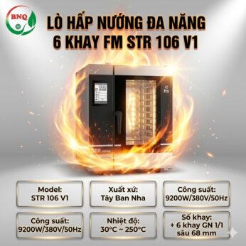 Lò hấp nướng đa năng 6 khay FM STR 106 V1