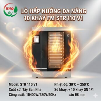Lò hấp nướng đa năng 10 khay FM STR 110 V1