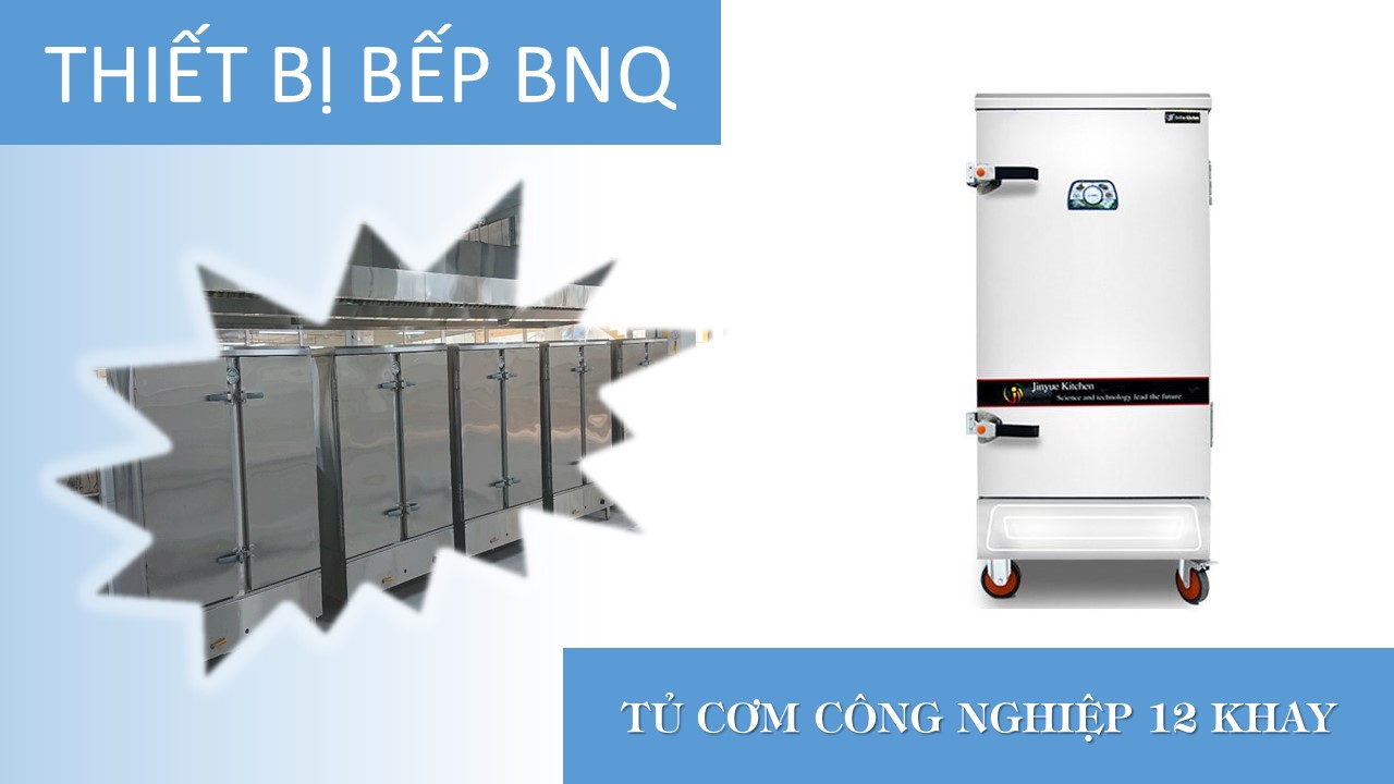 Tủ cơm công nghiệp dùng điện 12 khay BNQ