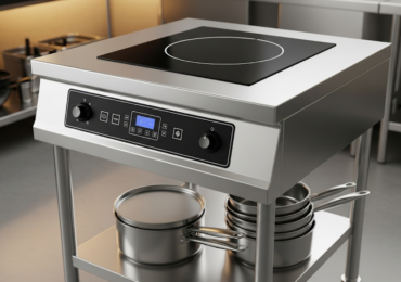 Bếp hầm từ đơn công nghiệp chân inox 3kW đến 10kW