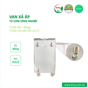 Van xả áp tủ cơm công nghiệp