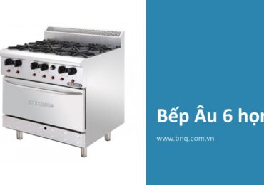 Bếp Âu điện 6 họng có lò nướng điện