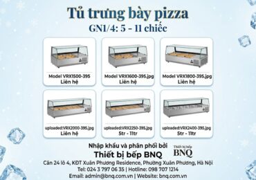 Tủ trưng bày bánh pizza