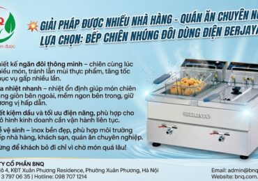 Bếp chiên nhúng đôi dùng điện Berjaya