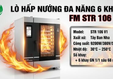 Lò hấp nướng đa năng 6 khay FM STR 106 V1