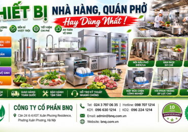 Thiết bị nhà hàng, quán phở – Yếu tố quyết định hiệu quả vận hành