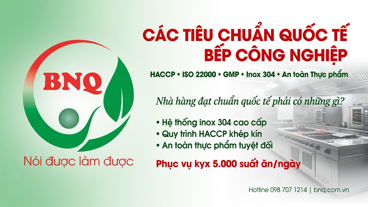 Các Tiêu Chuẩn Quốc Tế Trong Bếp Công Nghiệp