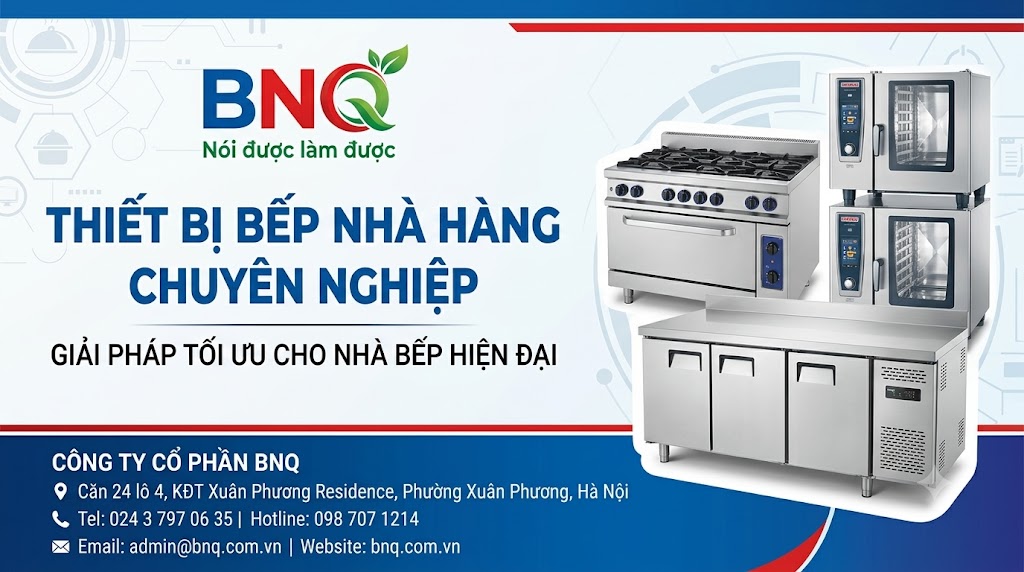 Ngành F&B và du lịch Việt Nam tiếp tục phục hồi/mở rộng → nhu cầu đầu tư bếp mới hoặc nâng cấp