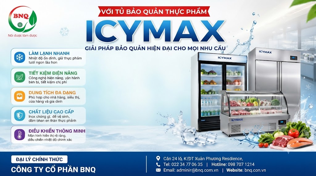 Bảo Quản Thực Phẩm An Toàn Với Tủ Bảo Quản Thực Phẩm ICYMAX – Giải Pháp Hiện Đại Cho Gia Đình Và Doanh Nghiệp