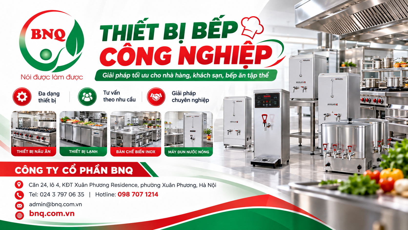 Thiết bị đun nước nóng dung tích lớn cho nhà hàng, khách sạn, bếp ăn công nghiệp
